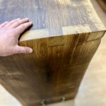 Stehbar Stehtisch urig Vintagemöbel Massivholzmöbel Groholz Unikat