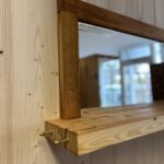 Board Garderobe Schlüsselbrett Vintagemöbel Massivholzmöbel urig wild minimalistisch Einzelstück Groholz Unikat