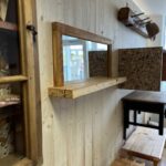 Board Garderobe Schlüsselbrett Vintagemöbel Massivholzmöbel urig wild minimalistisch Einzelstück Groholz Unikat