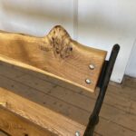 Outdoor Sitzbank Schönbrunner Stil Vintagemöbel Massivholzmöbel urig wild Einzelstück Groholz Unikat