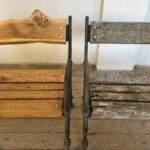 Outdoor Sitzbank Schönbrunner Stil Vintagemöbel Massivholzmöbel urig wild Einzelstück Groholz Unikat