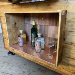 Coalbar Minibar Vintagemöbel Massivholzmöbel urig wild Einzelstück Groholz Unikat