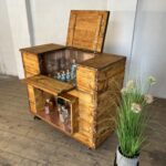 Coalbar Minibar Vintagemöbel Massivholzmöbel urig wild Einzelstück Groholz Unikat